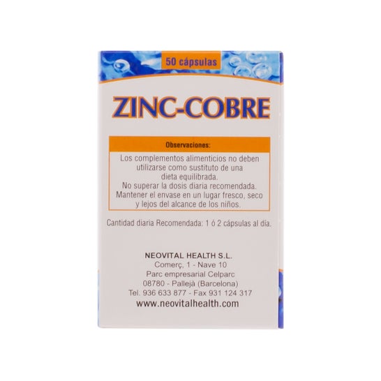 Neo Zinc-copper 50cáps