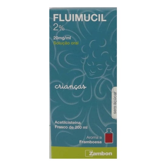 Fluimucil 2% Acetilcisteína Solução Oral Crianças 20mg/ml 200ml