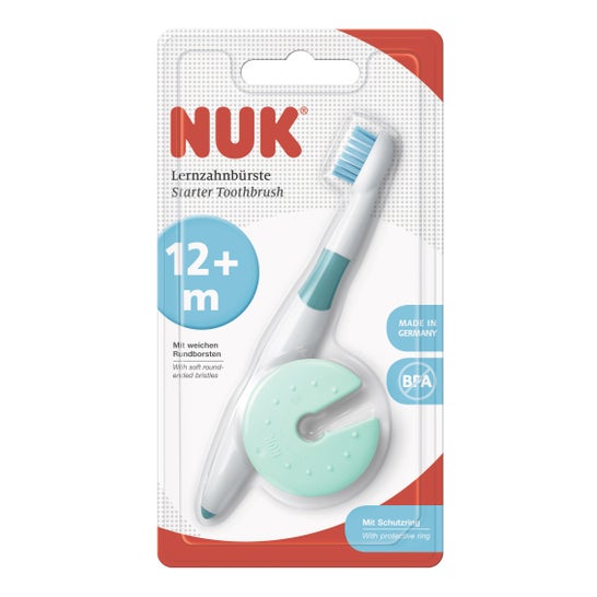 Nuk Escova de Dentes Educativo 12-36M Verde 1 Unidade