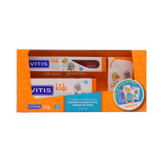 Vitis Kids Pack Dentífrico + Escova de Dentes + Jogo de cartas