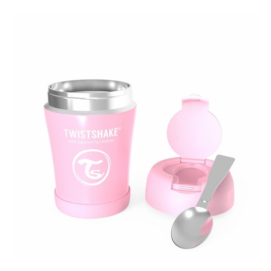 Twistshake Pastel Pink Thermos Refrigeradores a Quente 350ml