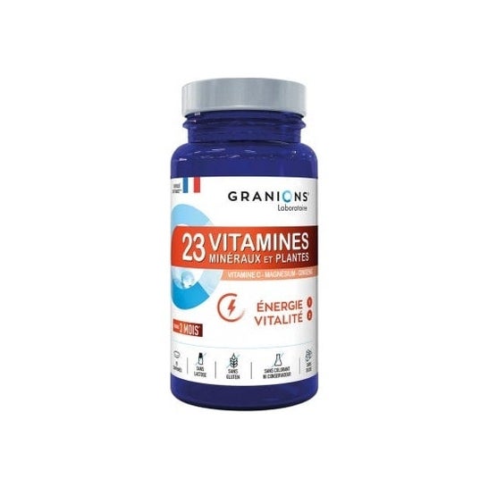 Granions 23 Vitamines Minéraux et Plantes Énergie Vitalité 90comp