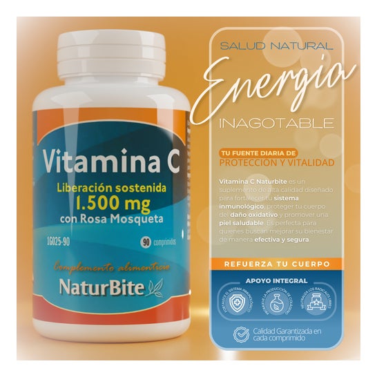 Vitamina Naturbite C 1500mg 90tabs