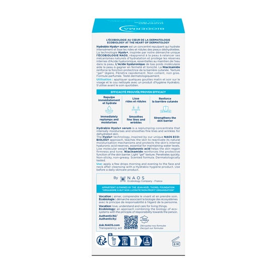 Bioderma Hydrabio Hyalu+ Serum Hidratante Rellenador 30ml