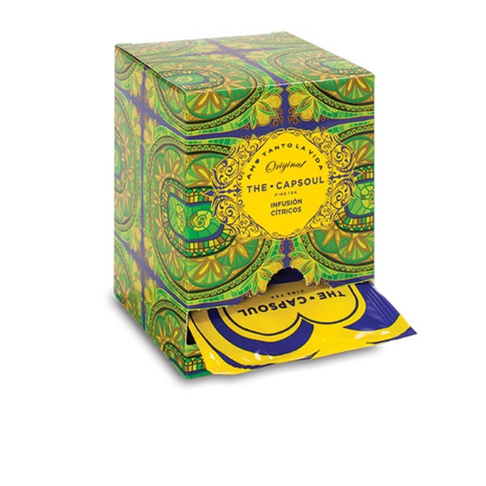 O Capsoul Enveloped Pyramids Citrus 15 peças