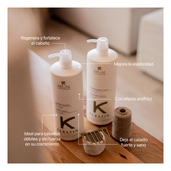 Shampoo Arual Queratina &amp; Elastina 1000ml