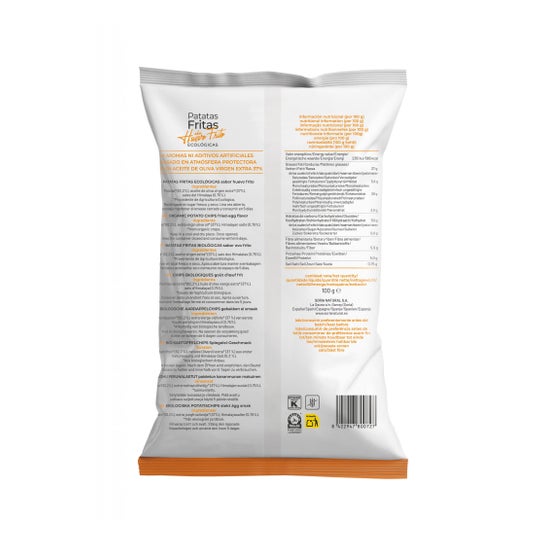 Soria Natural Batata Chips Ovo Frito Sabor Bio 125g