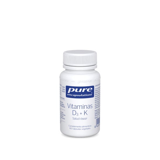 Pure Encapsulations Vitamina D3+K 60 cápsulas