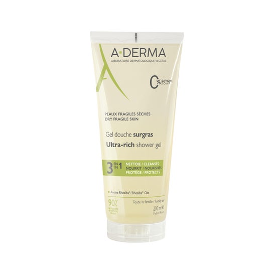 A-Derma Surgras Gel de Duche Ultra Rico 200ml A-Derma Surgras Gel de Duche Ultra Rico 200ml