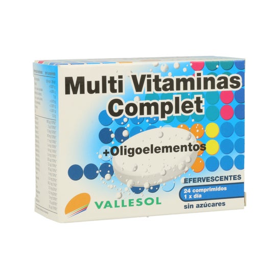 Multivitaminas e oligoelementos Vallesol 24comp