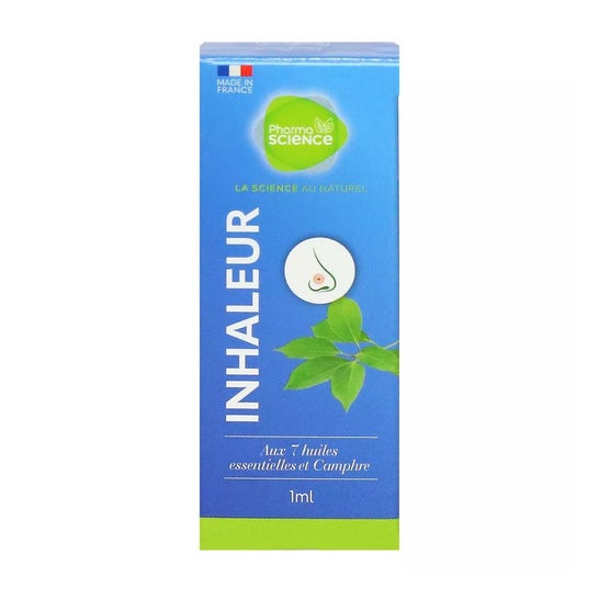 Pharmascience Inalador 7 Óleos Essenciais e Cânfora 1ml