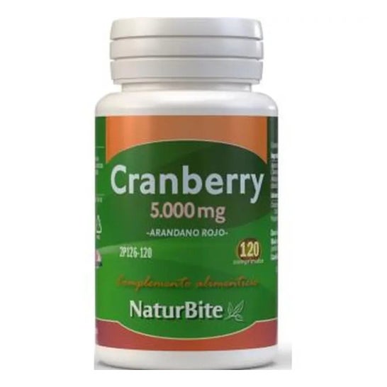 Naturbite Cranberry Cranberry Vermelho 5000mg 120comp Naturbite Cranberry Cranberry Vermelho 5000mg 120comp