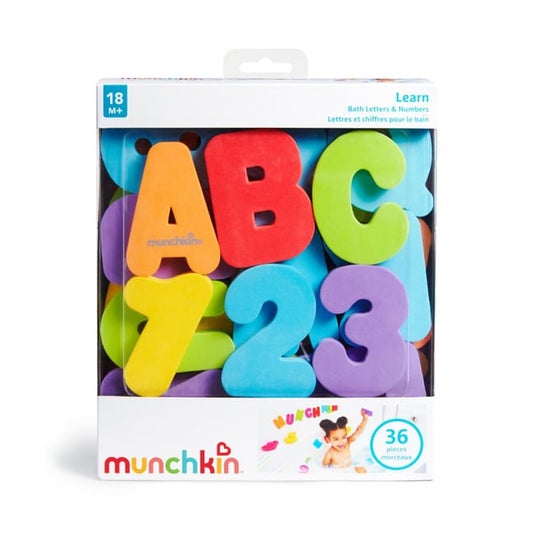 Munchkin Brinquedo Banho Letras e Números +18M 1 Unidade