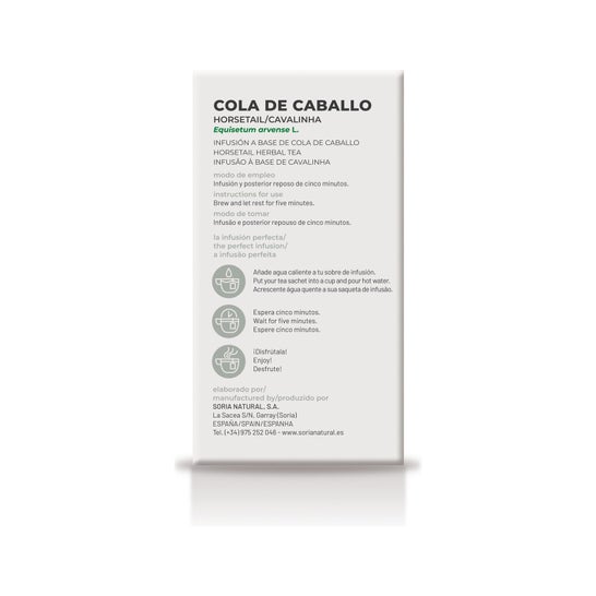 Soria Natural Infusion Cola De Caballo 20 Filtros