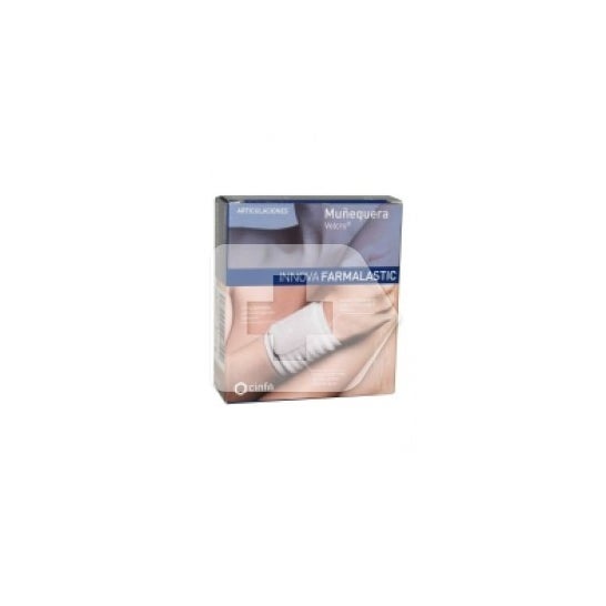 Pulseira de velcro Farmalastic Innova plus size branco 1ud