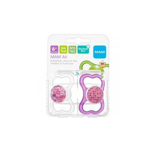 Mam Air Soother Nipple Silicone 2pcs