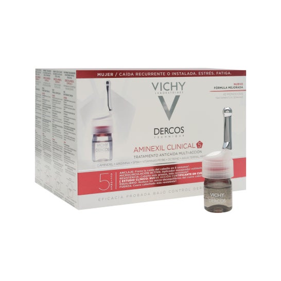 Vichy Dercos Aminexil Clinical 5 mulher 42 doses