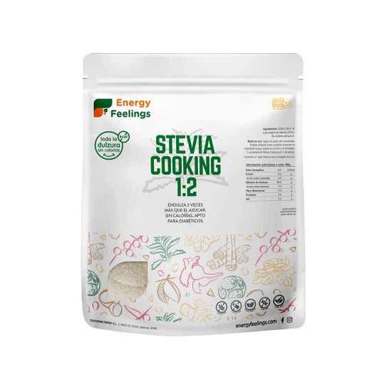 Energy Feelings Stevia Cooking 1:2 Gluten Free Vegan 1kg