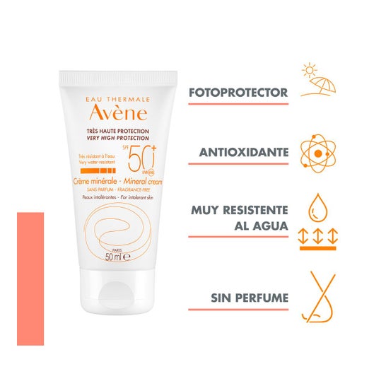 Avène Solar Intolerante Creme Mineral SPF50 + 50ml