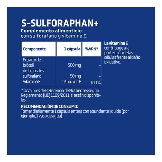 Splmnt S-Sulfhoraphan+ 30 cápsulas