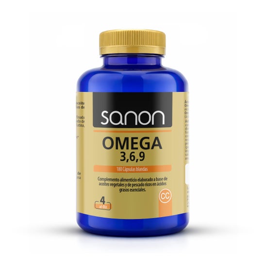 Sanon Omega 3 6 9 180 cápsulas