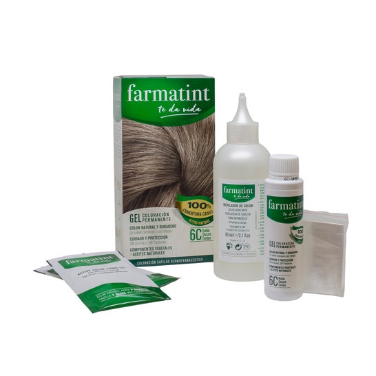 Farmatint 6C cinza louro escuro 135ml