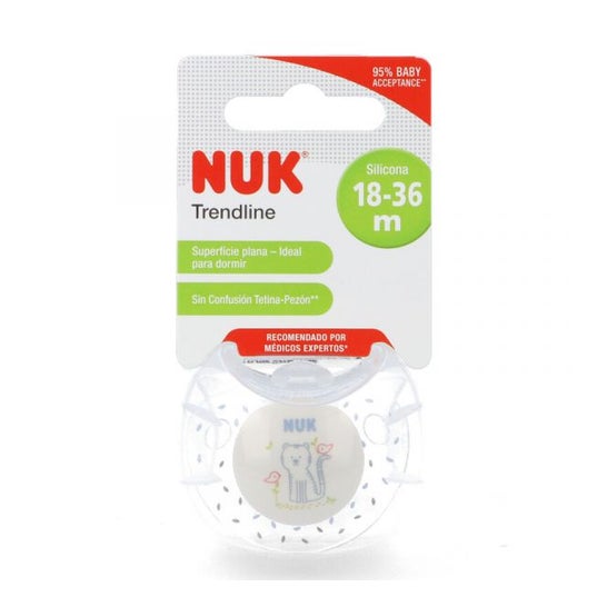 Nuk Nuk Silicone Pacifier Col 2020 18-36M 1ud
