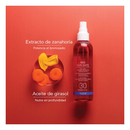 Apivita Bee Sun Safe Tanning Body Oil SPF30 200ml