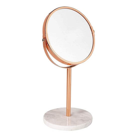 Vitry Rose Gold Marble Footed Mirror 1 Unidade