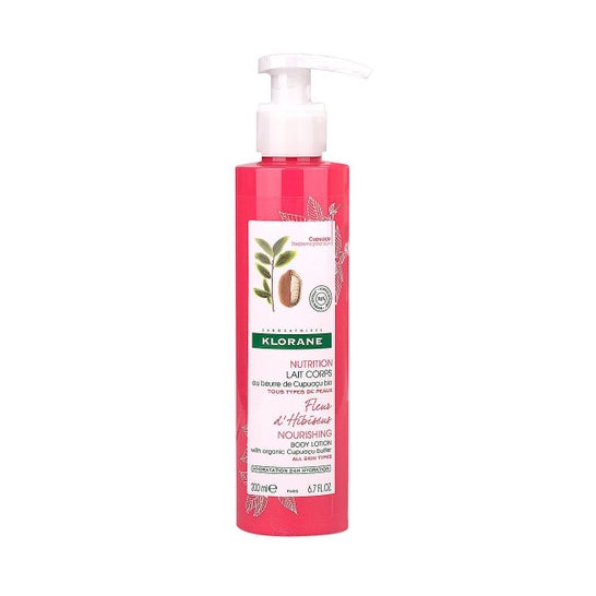 Klorane Cupuau Body Care Body Lotion Loção Corporal Hibiscus Flower 200ml