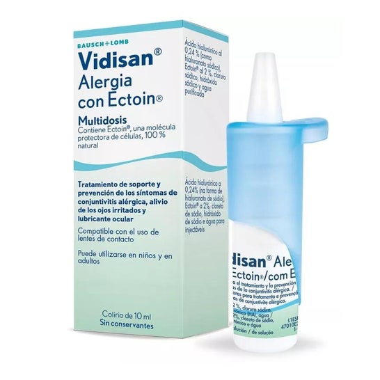 Vidisan Alergia Con Ectoin Colirio Multidosis 10 Ml