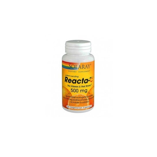 Solaray Reacta C 500mg 60cáps vegetais