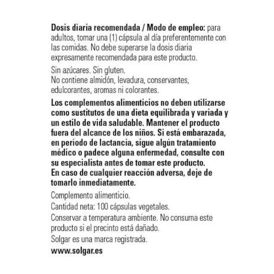 Solgar Super Potency Biotin 5000mcg 100caps Solgar Super Potency Biotin 5000mcg 100caps