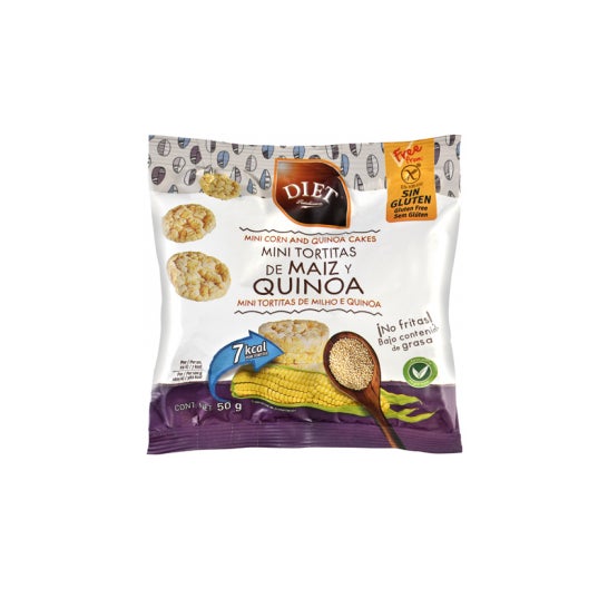 Diet-Radisson Tort. Milho Quinoa Mini Gluten Free 50g