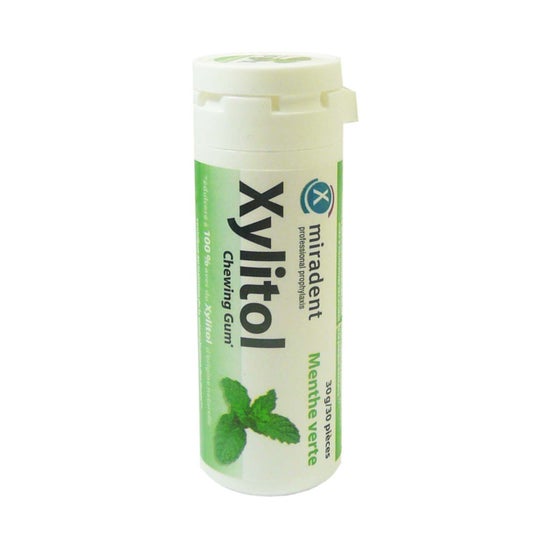 Goma Xilitol Miradent Menthe Forte 30g