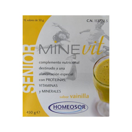 Minevit Senior 30 G 15 Sobres Vainilla