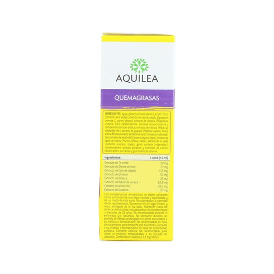 Aquilea Quemagrasas 15 sticks  Aquilea, 15 sticks