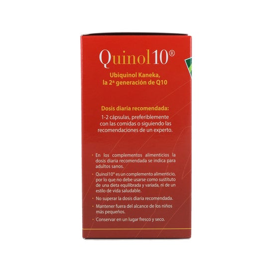 100% Natural Quinol 10 90 cápsulas de 100mg de Ubiquinol