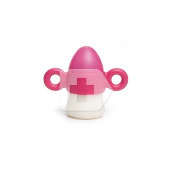 Suavinex ™ Bico de silicone de primeira garrafa com alças anti-derrame 150ml