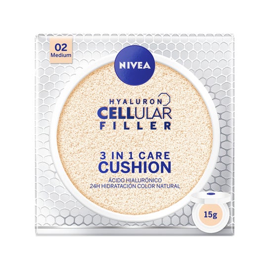 Nívea Hialuron Preenchimento Celular 3 em 1 Creme Colorido No.02 15g