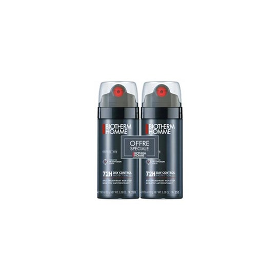 Biotherm Hombre Day Control Desodorante Spray Desodorante 72H 2x150ml