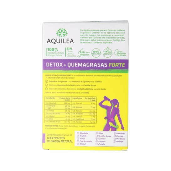 Aquilea Detox+Fat Burn 10 sticks