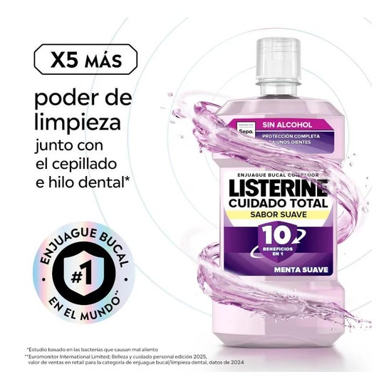 Listerine Total Care Zero Bain Bain Bch +Lèg 500Ml Listerine Total Care Zero Bain Bain Bch +Lèg 500Ml