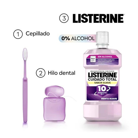 Listerine Total Care Zero Bain Bain Bch +Lèg 500Ml Listerine Total Care Zero Bain Bain Bch +Lèg 500Ml