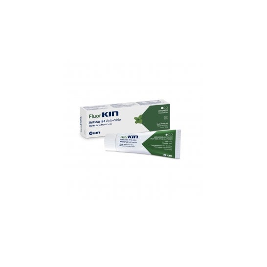 Pasta anticárie Flúor-Kin dentarfrica hortelã forte 75ml
