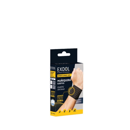 Exdol Respirável Elastic Wristband black TS / M 1ud