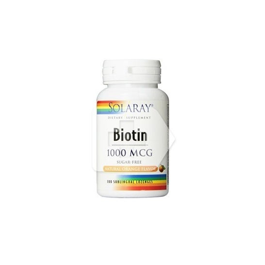 Biotina Solaray 1000mcg 100cáps