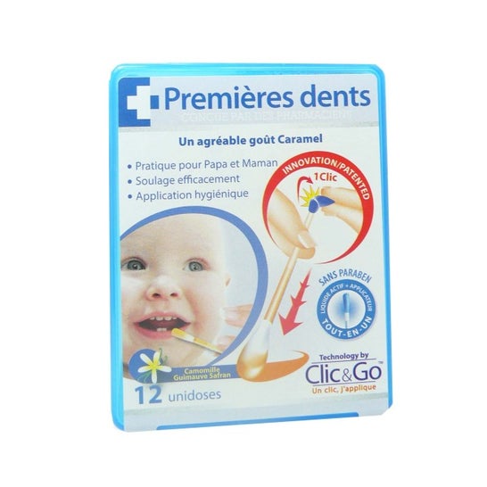 Clic & Go Primeiros Dentes Clic & Go 12 dentes de dose única