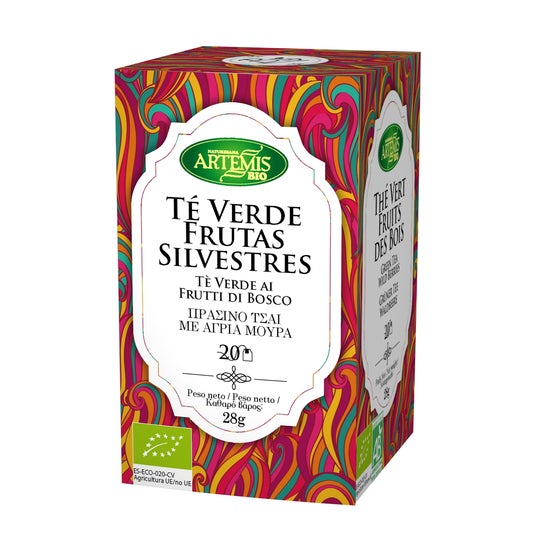 Chá verde com frutas silvestres 70 Gr