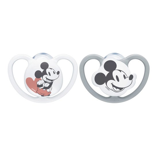 Nuk Space Chupete Mickey 0-6M 2uds